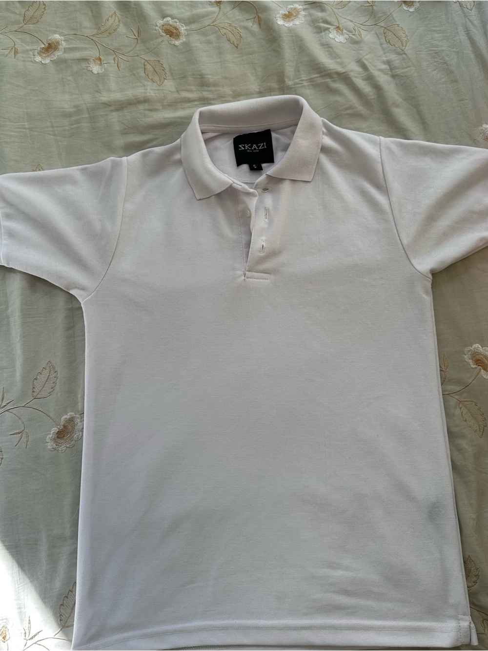 Men's Classic White Polo Shirt